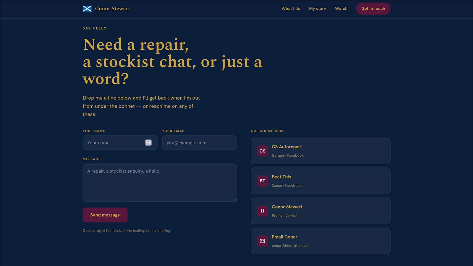Conor Stewart — screenshot 4